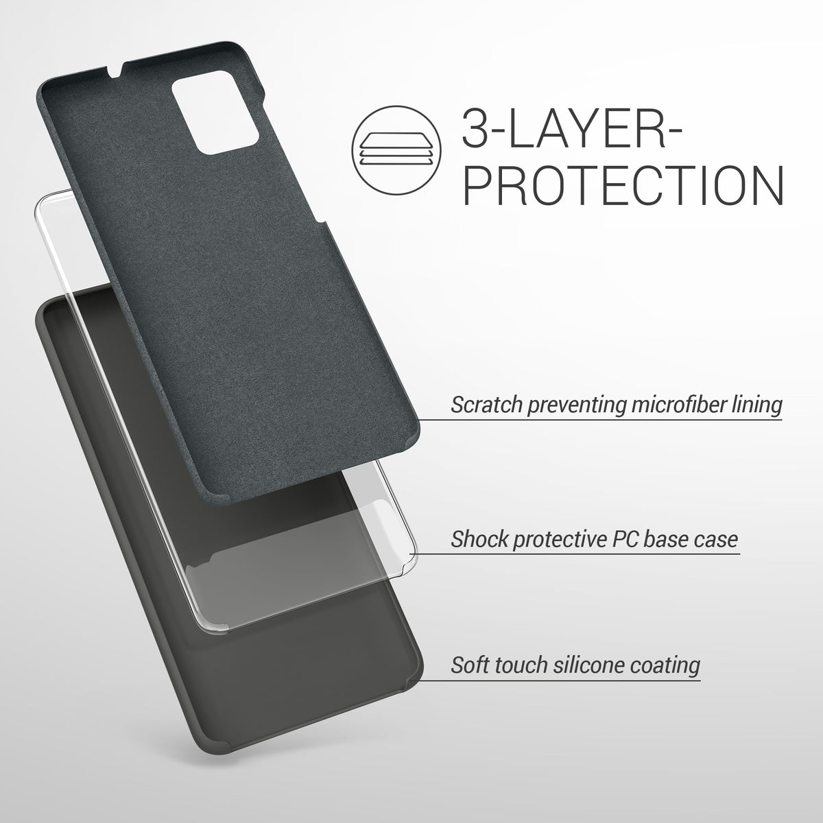 Samsung Galaxy A51 Silikon Handyhülle