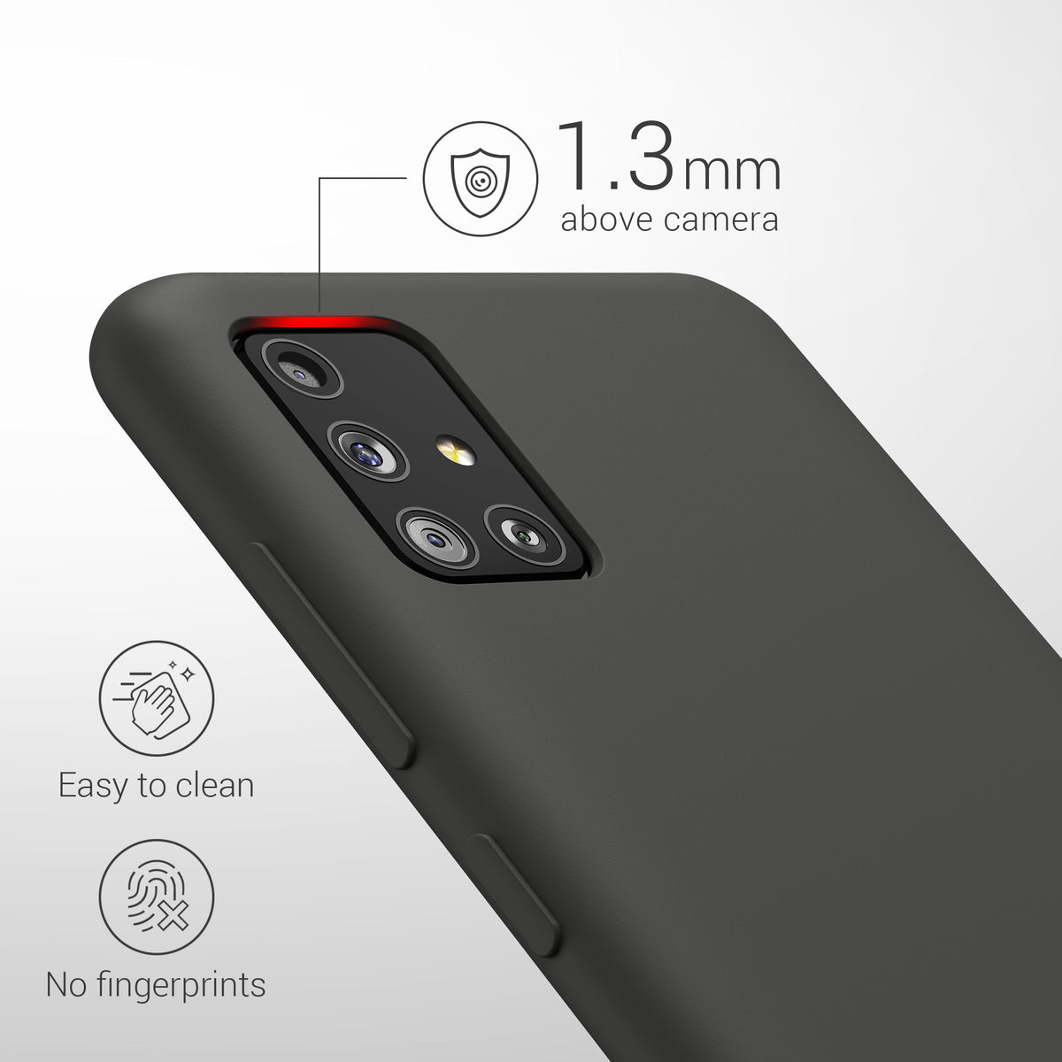 Samsung Galaxy A51 Silikon Handyhülle