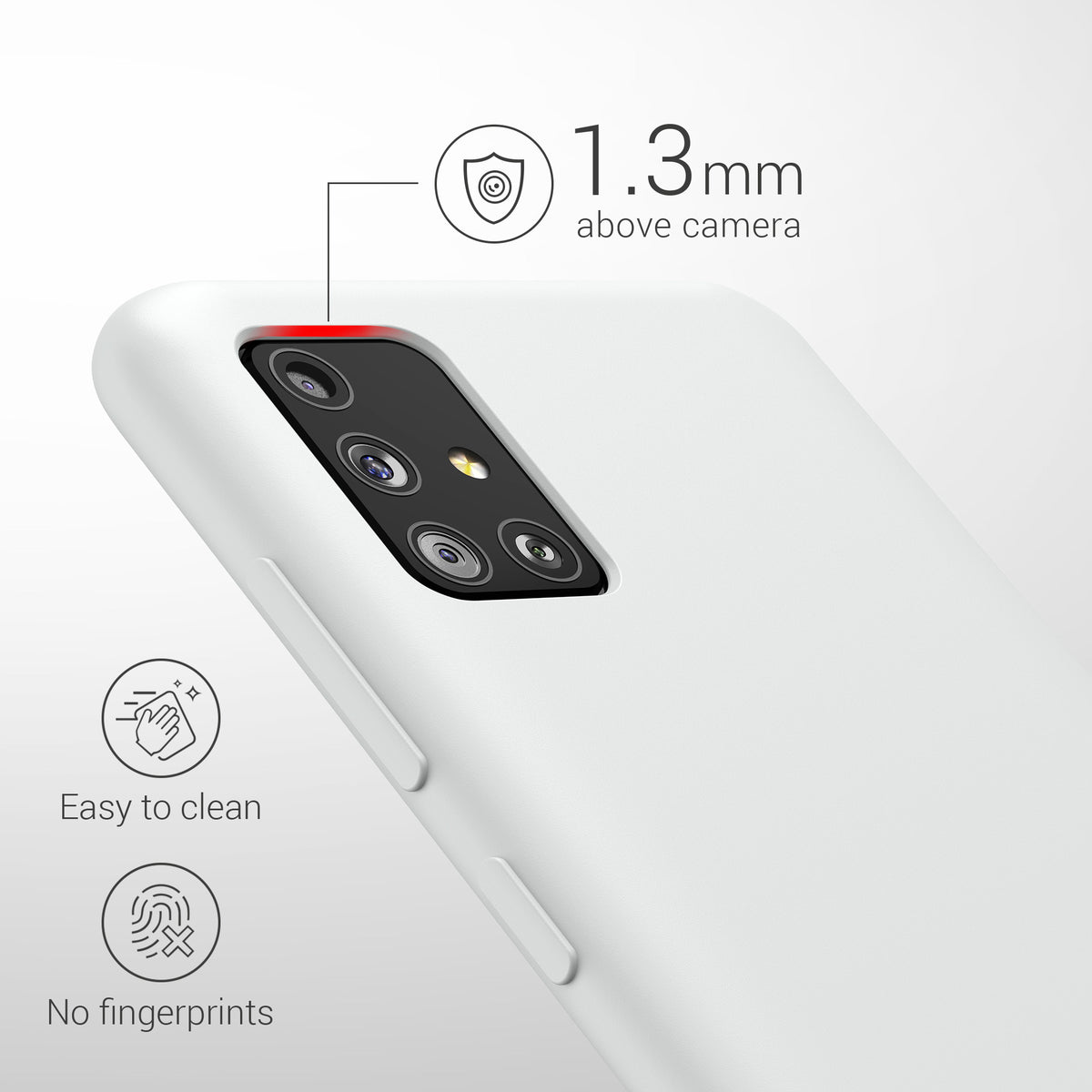 Samsung Galaxy A51 Silikon Handyhülle