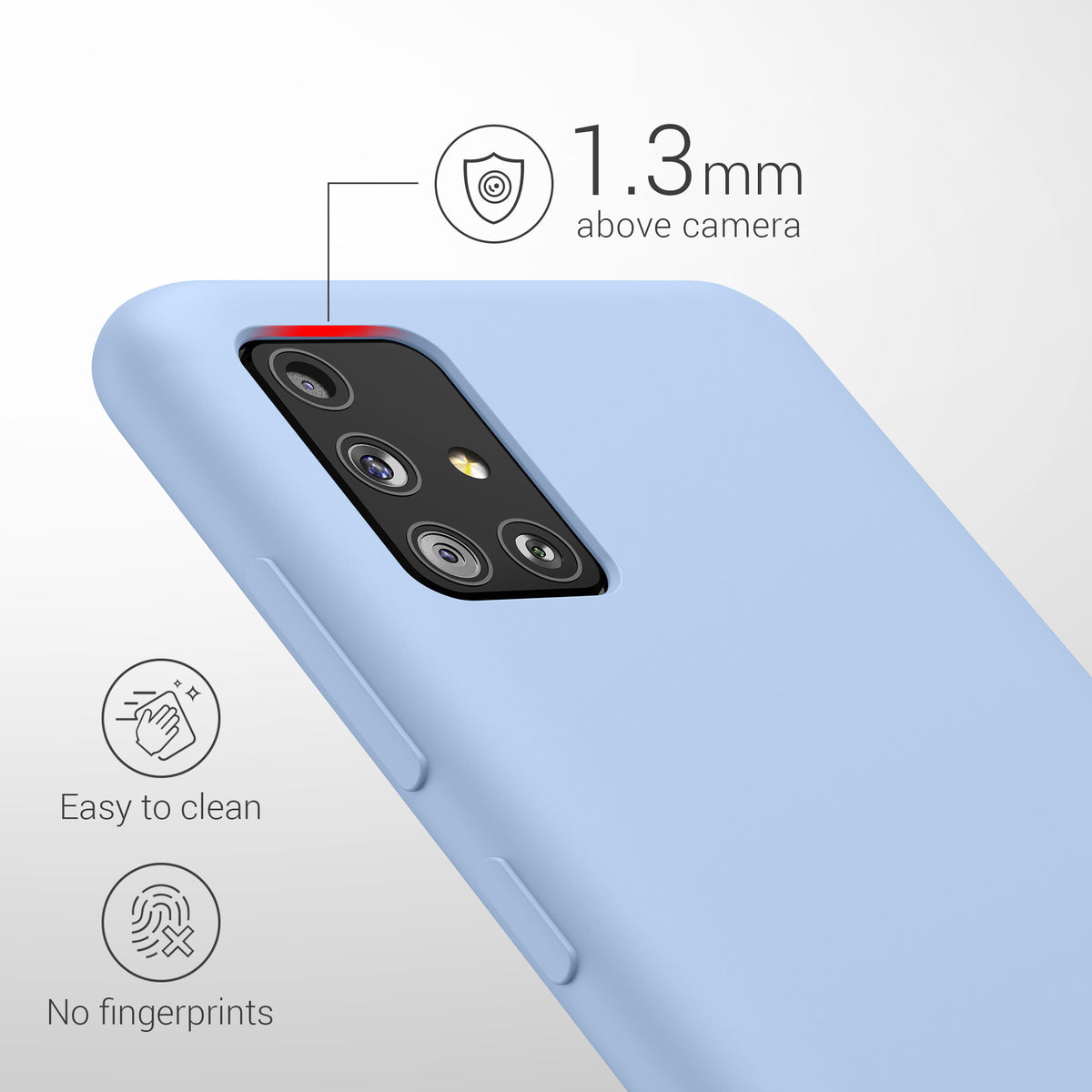 Samsung Galaxy A51 Silikon Handyhülle