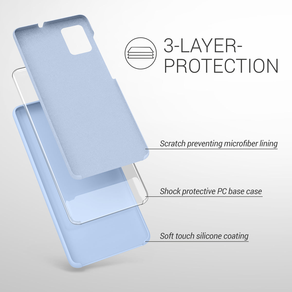 Samsung Galaxy A51 Silikon Handyhülle