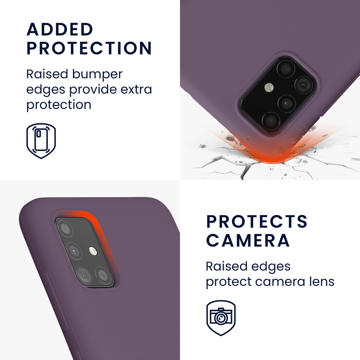 Samsung Galaxy A51 Silikon Handyhülle