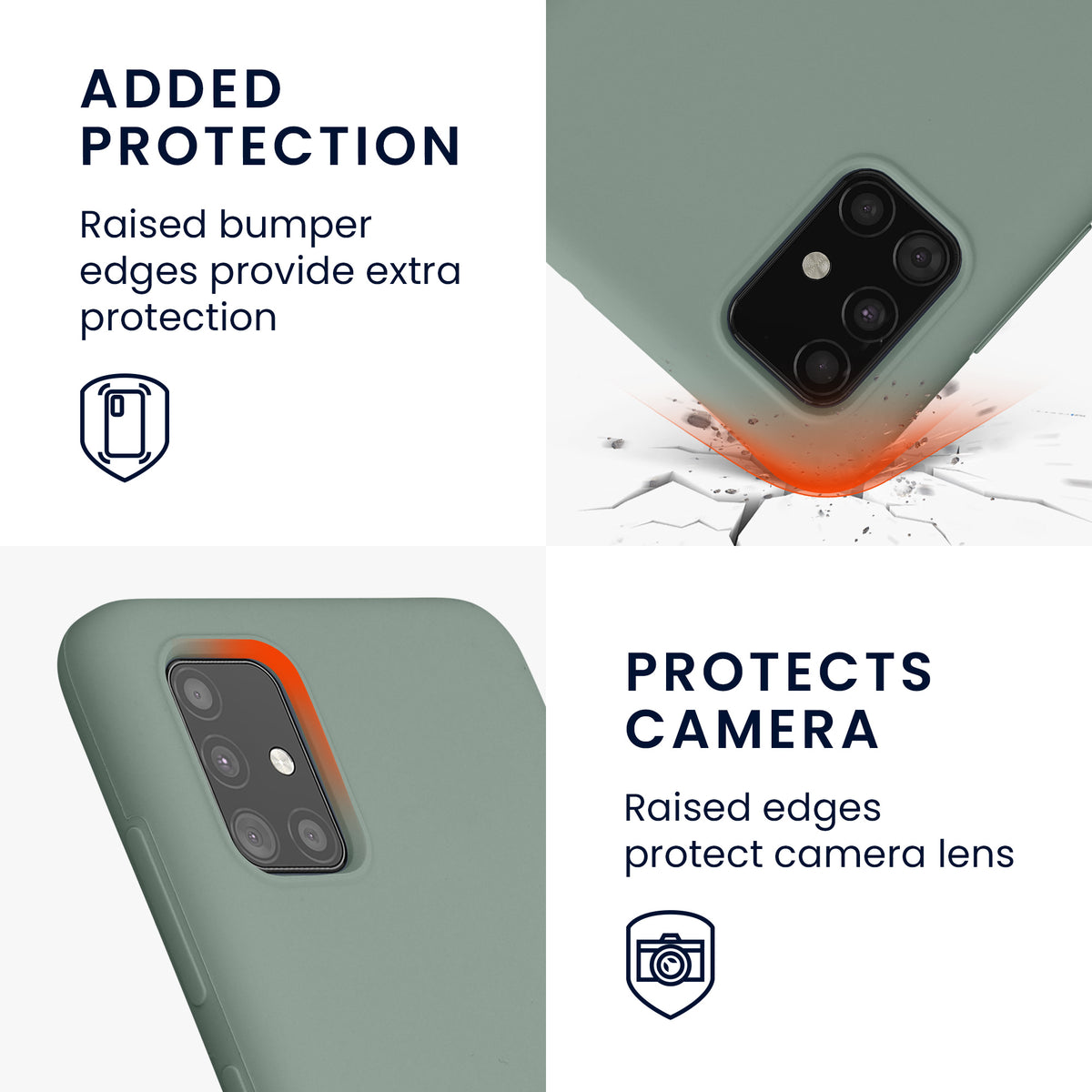 Samsung Galaxy A51 Silikon Handyhülle