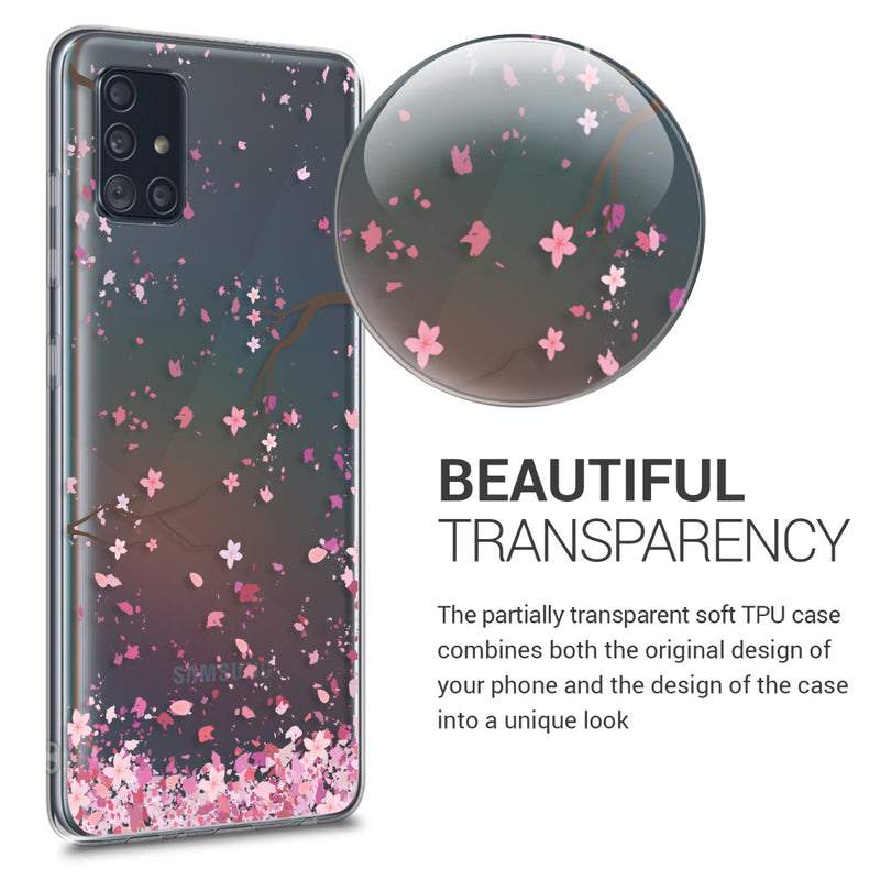 Samsung Galaxy A51 transparente Silikon Handyhülle