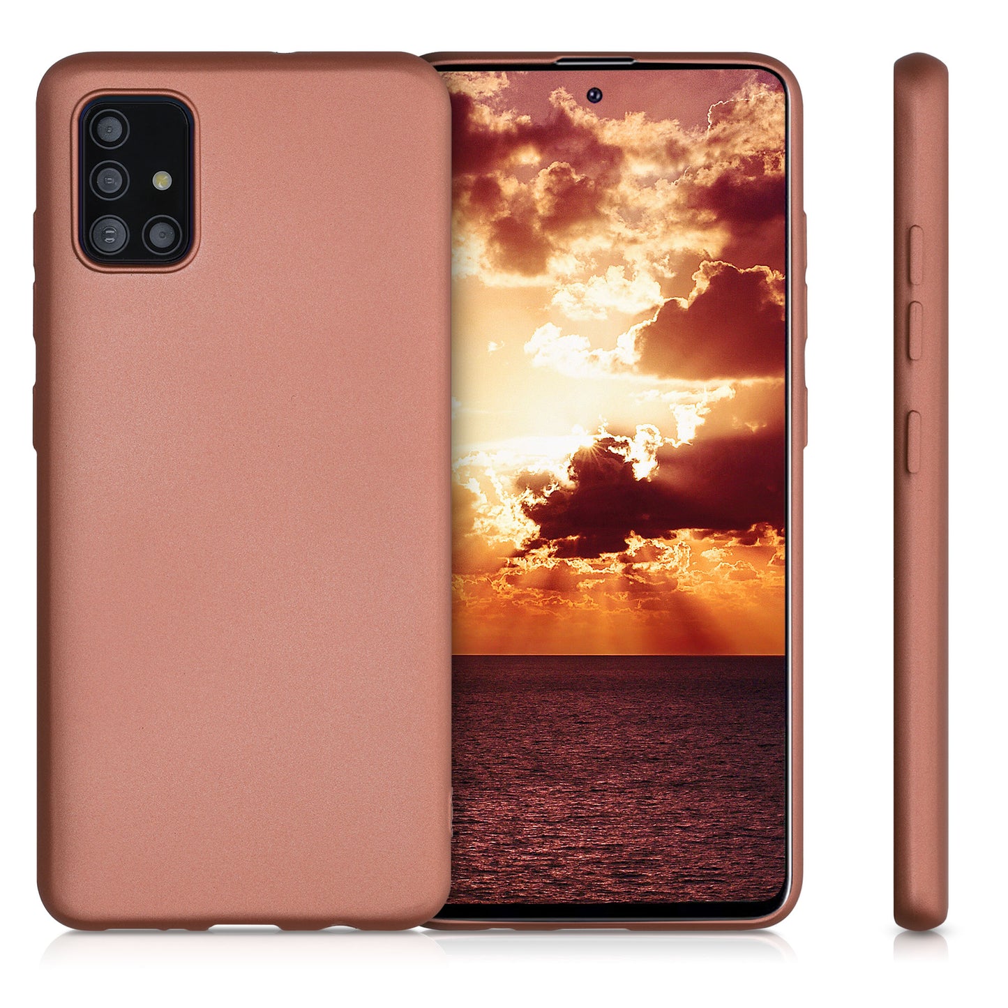 kwmobile Handyhülle für Samsung Galaxy A51 Hülle - Silikon Case - Schutzhülle Cover