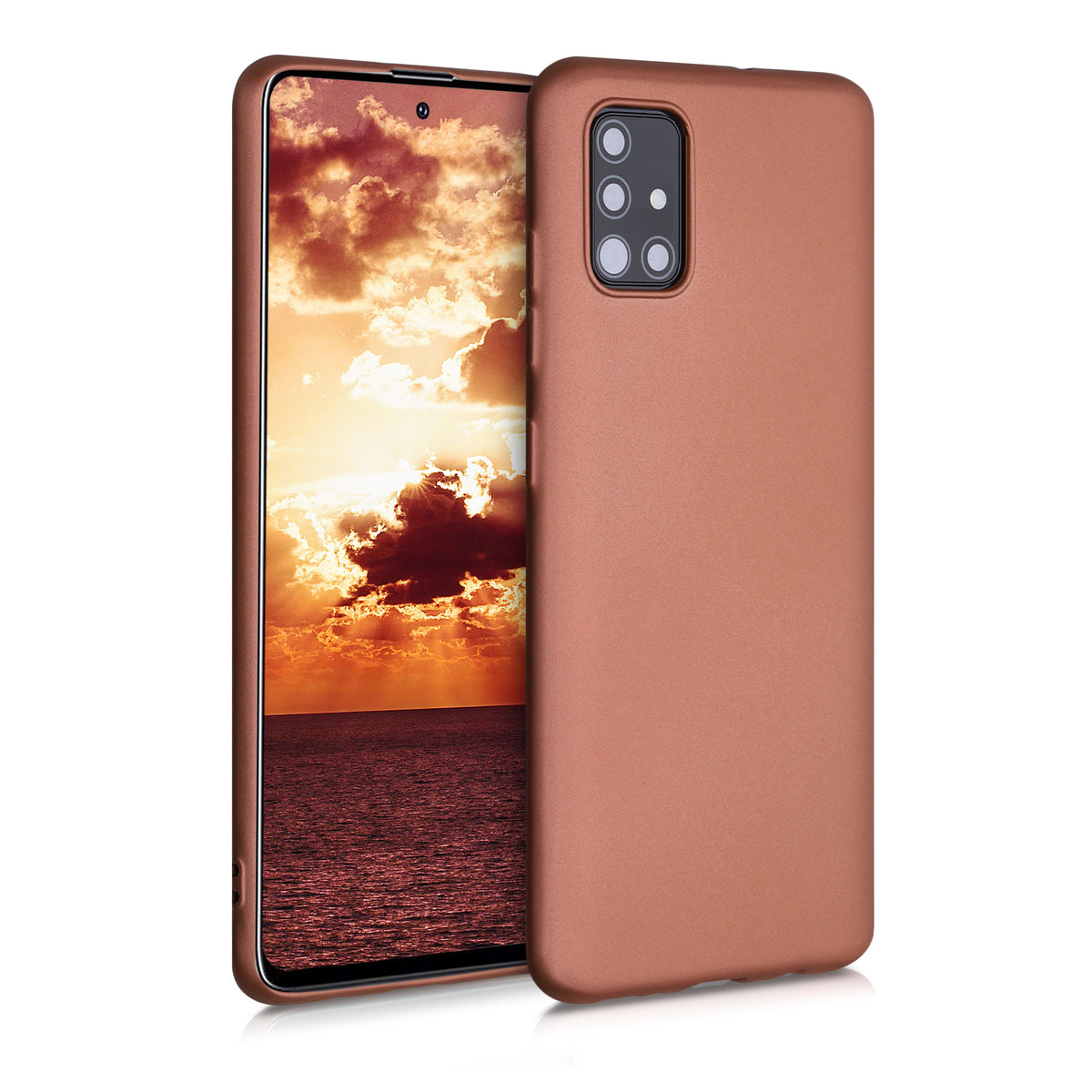 kwmobile Handyhülle für Samsung Galaxy A51 Hülle - Silikon Case - Schutzhülle Cover