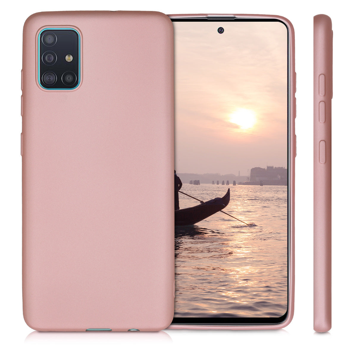 kwmobile Handyhülle für Samsung Galaxy A51 Hülle - Silikon Case - Schutzhülle Cover