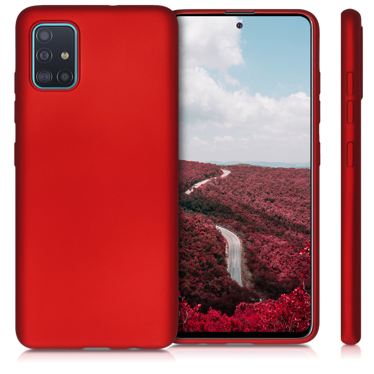 kwmobile Handyhülle für Samsung Galaxy A51 Hülle - Silikon Case - Schutzhülle Cover