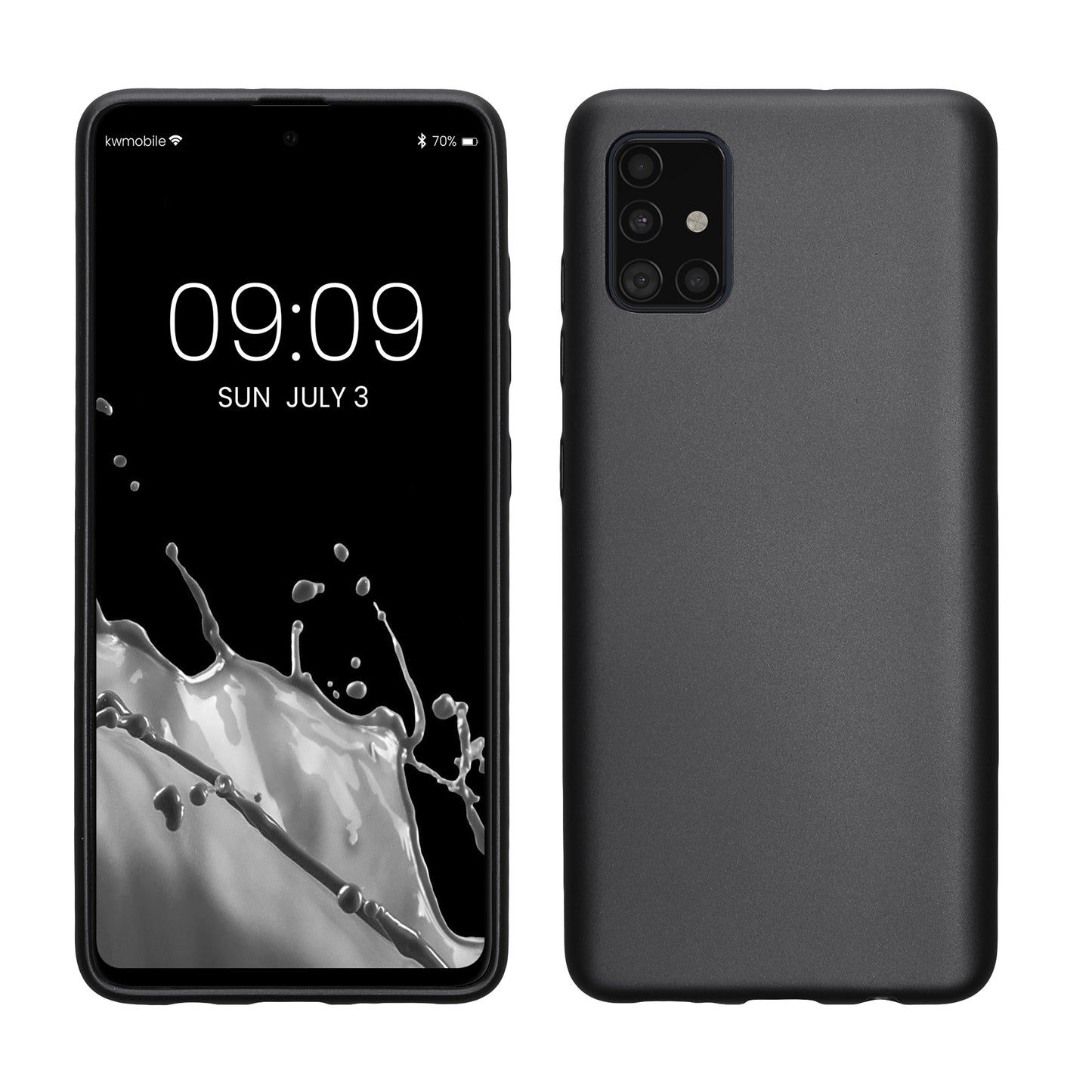kwmobile Handyhülle für Samsung Galaxy A51 Hülle - Silikon Case - Schutzhülle Cover