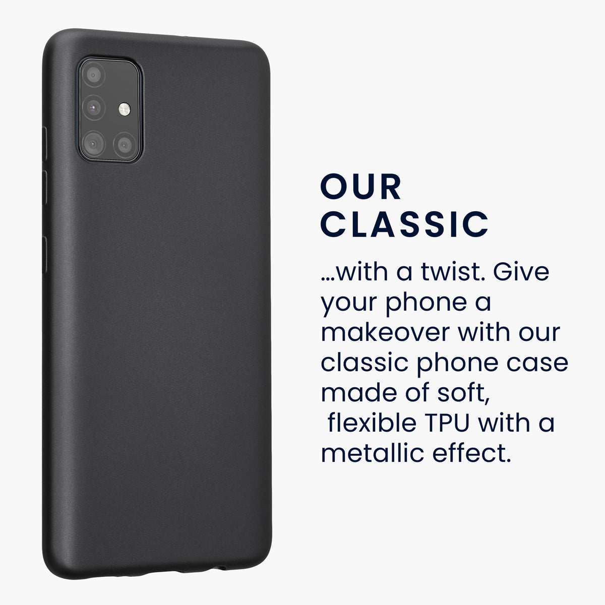 kwmobile Handyhülle für Samsung Galaxy A51 Hülle - Silikon Case - Schutzhülle Cover