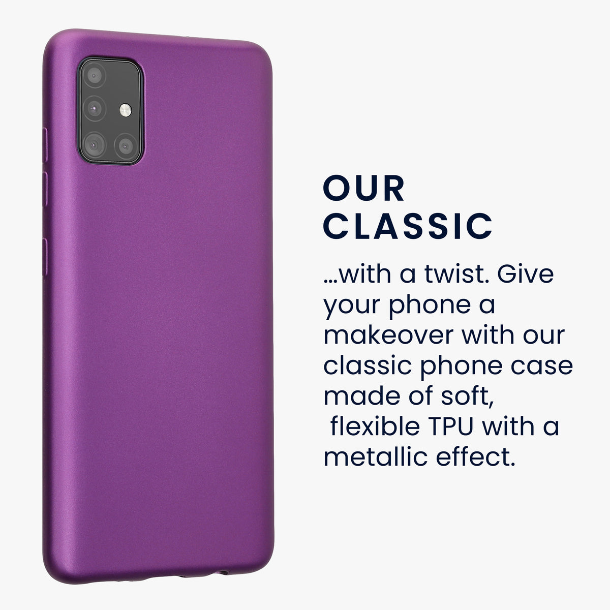 kwmobile Handyhülle für Samsung Galaxy A51 Hülle - Silikon Case - Schutzhülle Cover