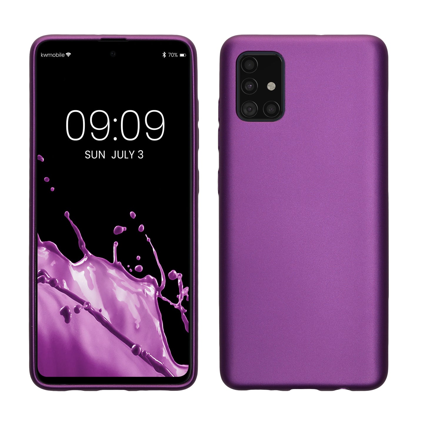 kwmobile Handyhülle für Samsung Galaxy A51 Hülle - Silikon Case - Schutzhülle Cover