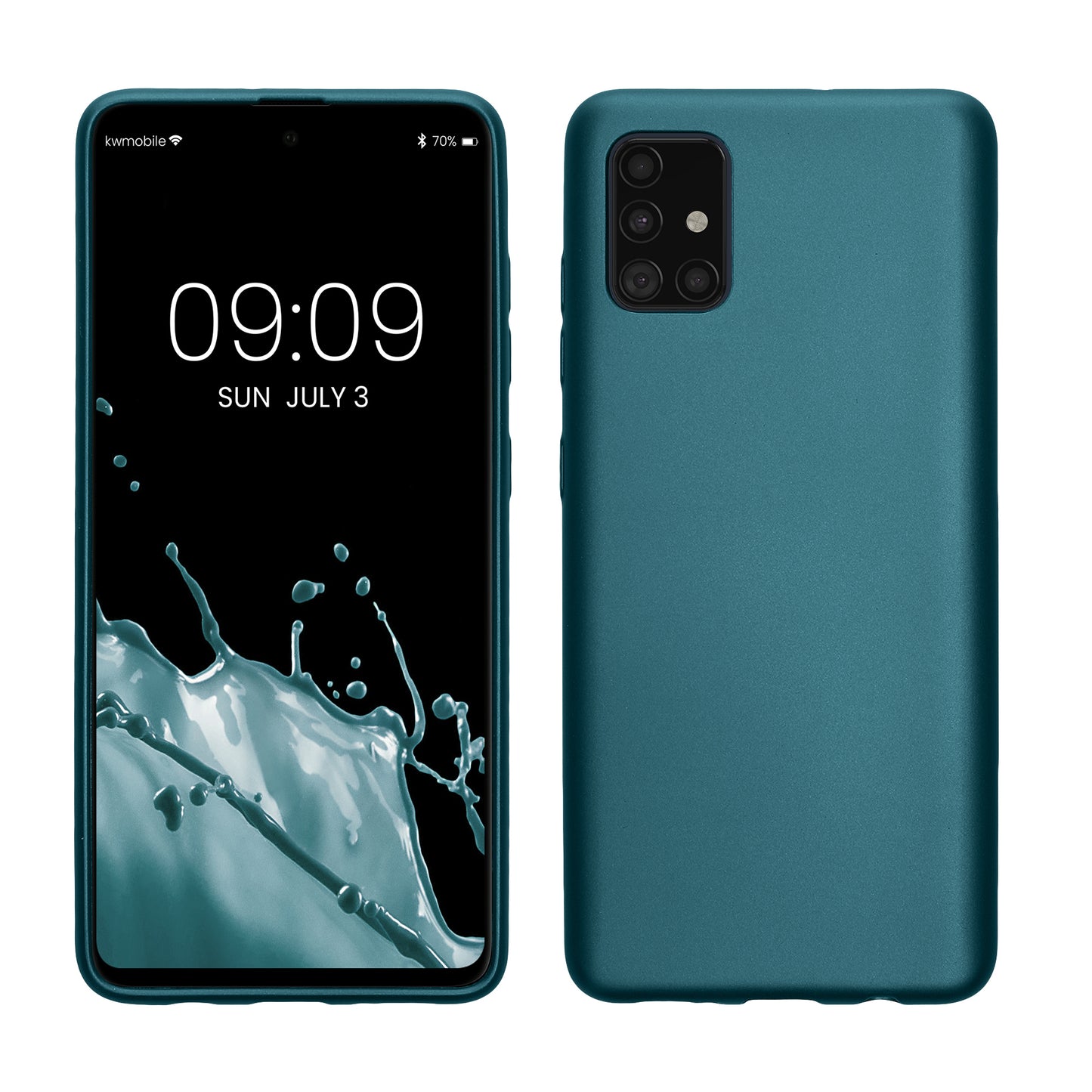 kwmobile Handyhülle für Samsung Galaxy A51 Hülle - Silikon Case - Schutzhülle Cover