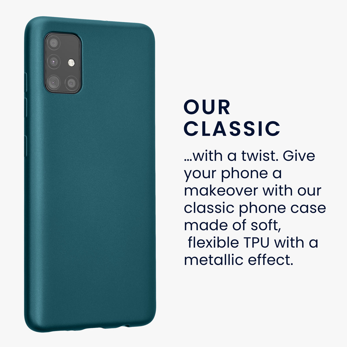 kwmobile Handyhülle für Samsung Galaxy A51 Hülle - Silikon Case - Schutzhülle Cover