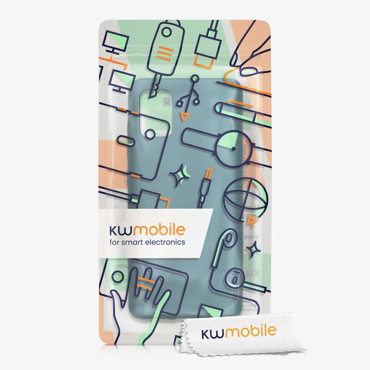 kwmobile Handyhülle für Samsung Galaxy A51 Hülle - Silikon Case - Schutzhülle Cover