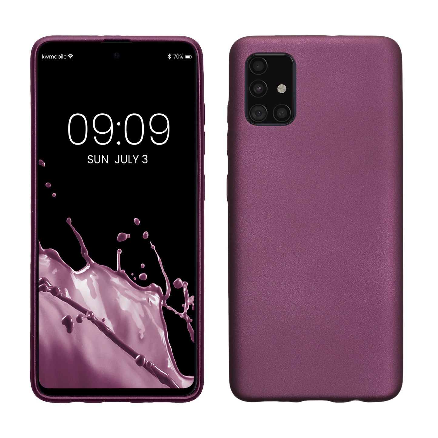 kwmobile Handyhülle für Samsung Galaxy A51 Hülle - Silikon Case - Schutzhülle Cover