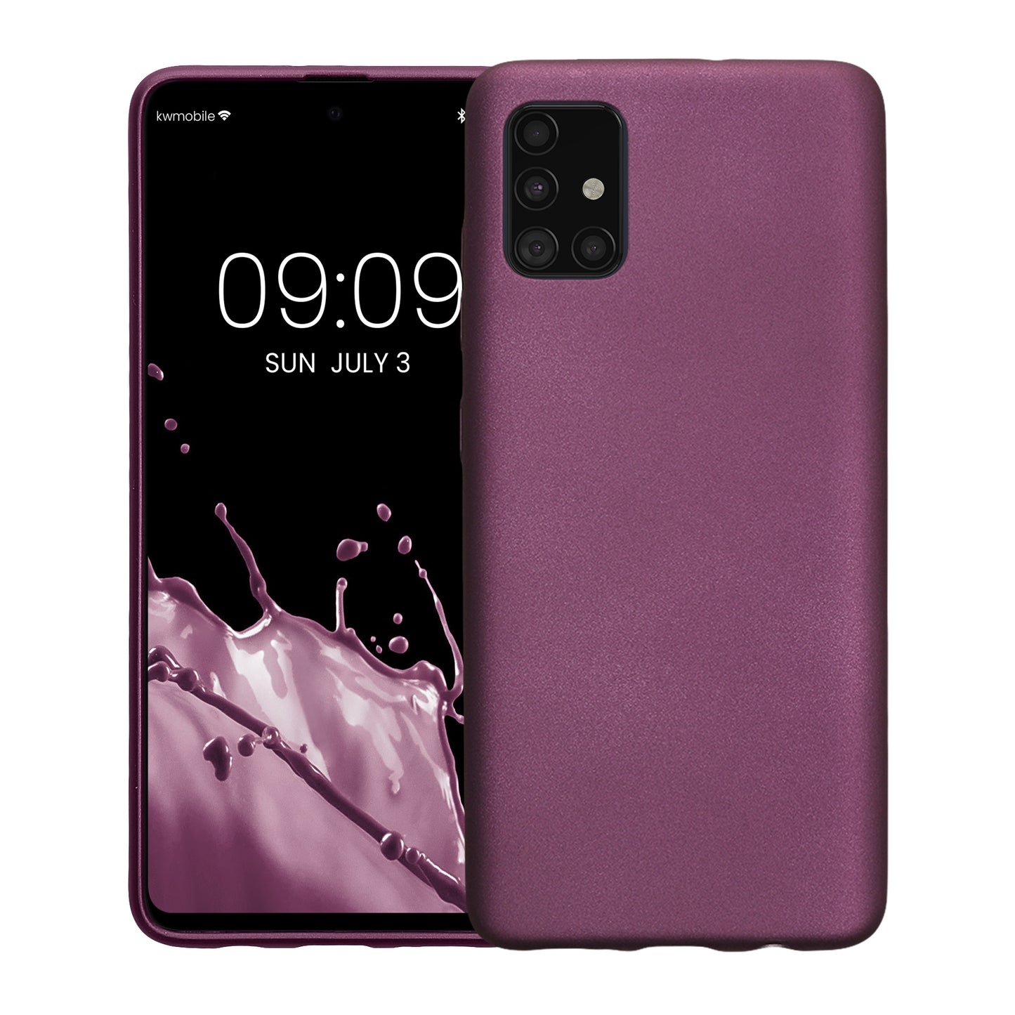 kwmobile Handyhülle für Samsung Galaxy A51 Hülle - Silikon Case - Schutzhülle Cover