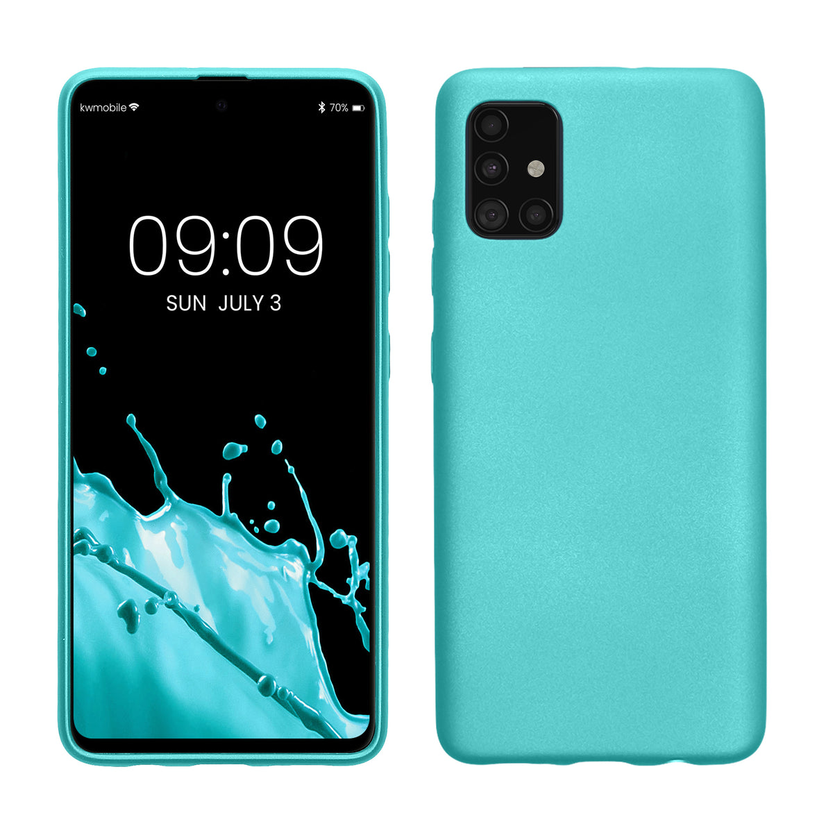 kwmobile Handyhülle für Samsung Galaxy A51 Hülle - Silikon Case - Schutzhülle Cover