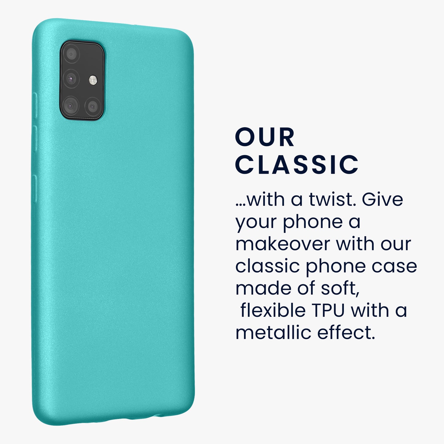 kwmobile Handyhülle für Samsung Galaxy A51 Hülle - Silikon Case - Schutzhülle Cover