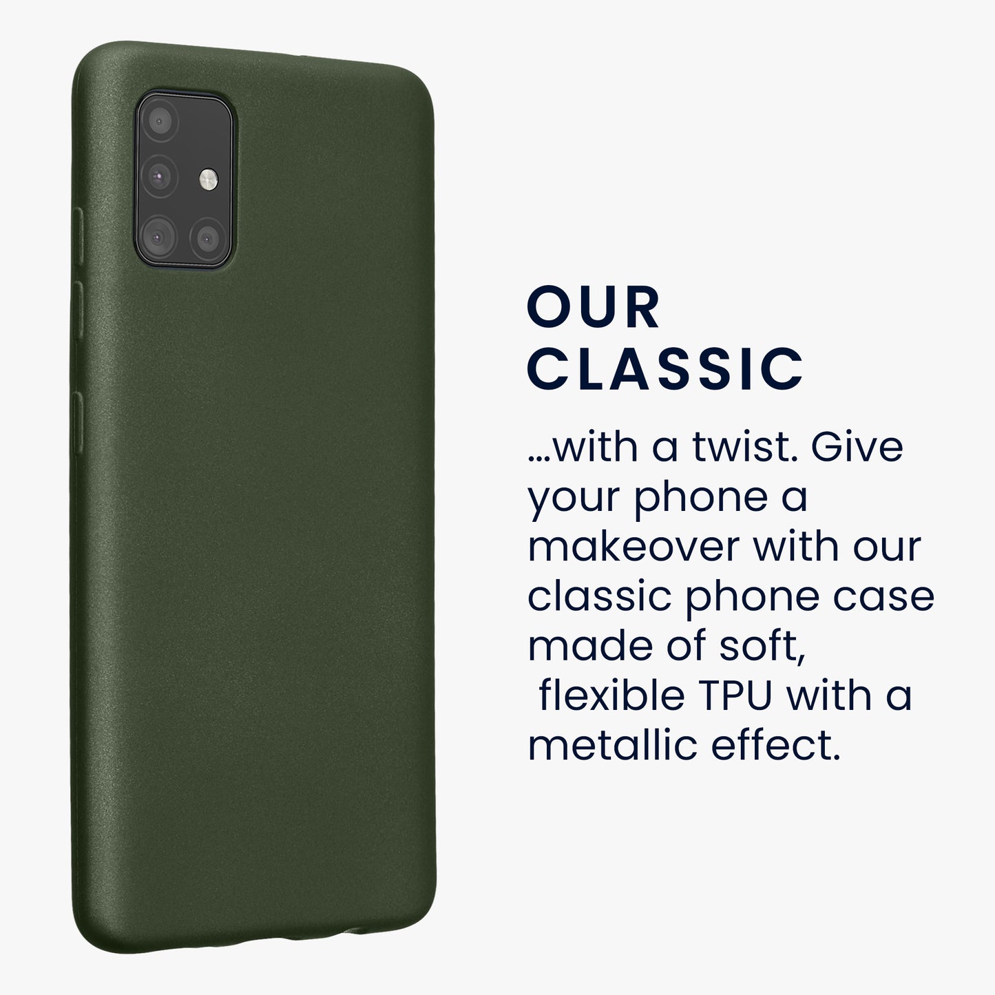 kwmobile Handyhülle für Samsung Galaxy A51 Hülle - Silikon Case - Schutzhülle Cover