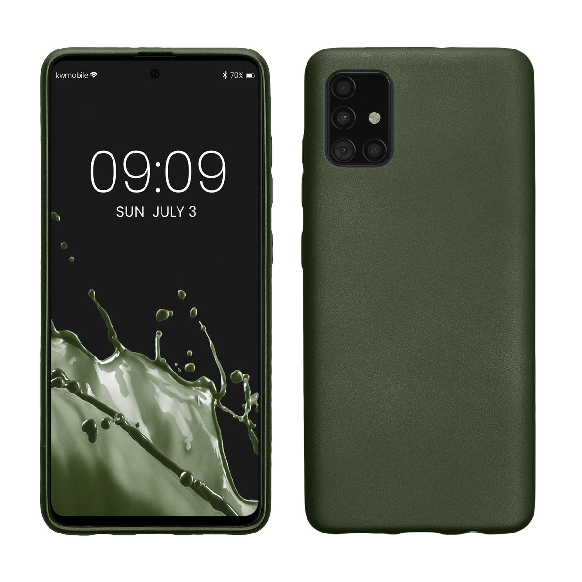 kwmobile Handyhülle für Samsung Galaxy A51 Hülle - Silikon Case - Schutzhülle Cover