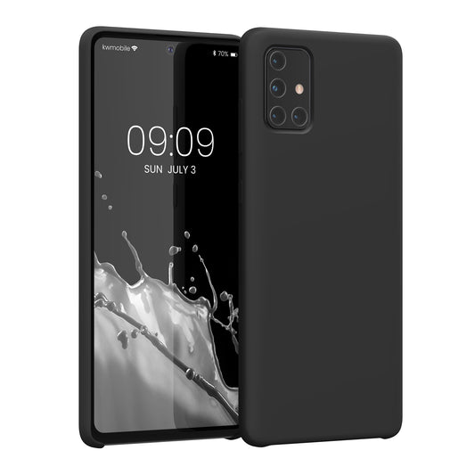 kwmobile Handyhülle für Samsung Galaxy A71 - Case Silikon - Kabelloses Laden - Schutzhülle Cover