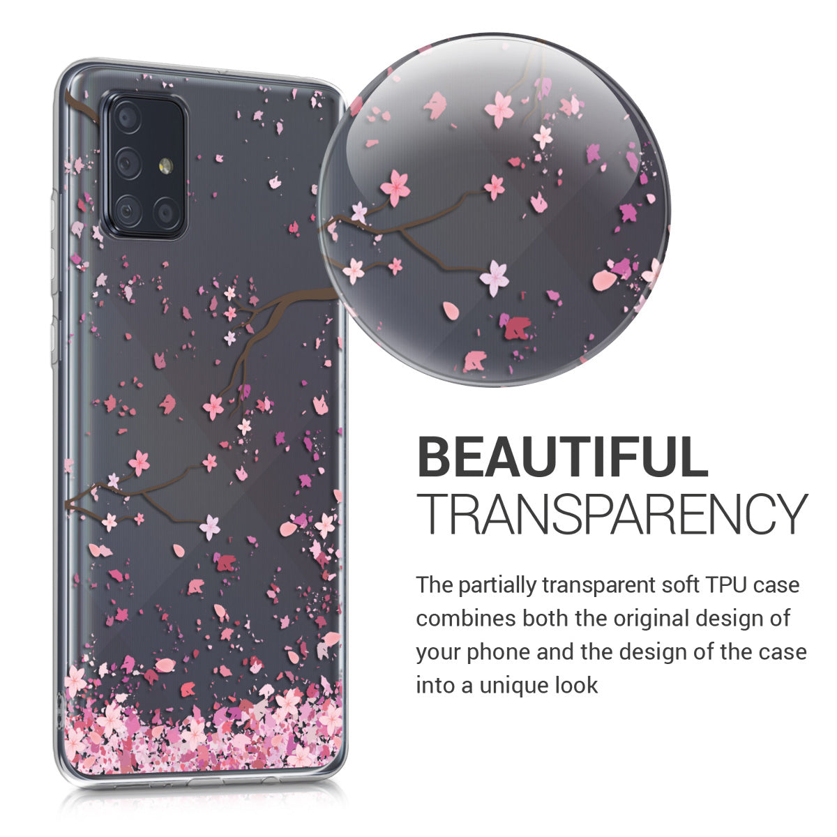 Samsung Galaxy A71 transparente Silikon Handyhülle