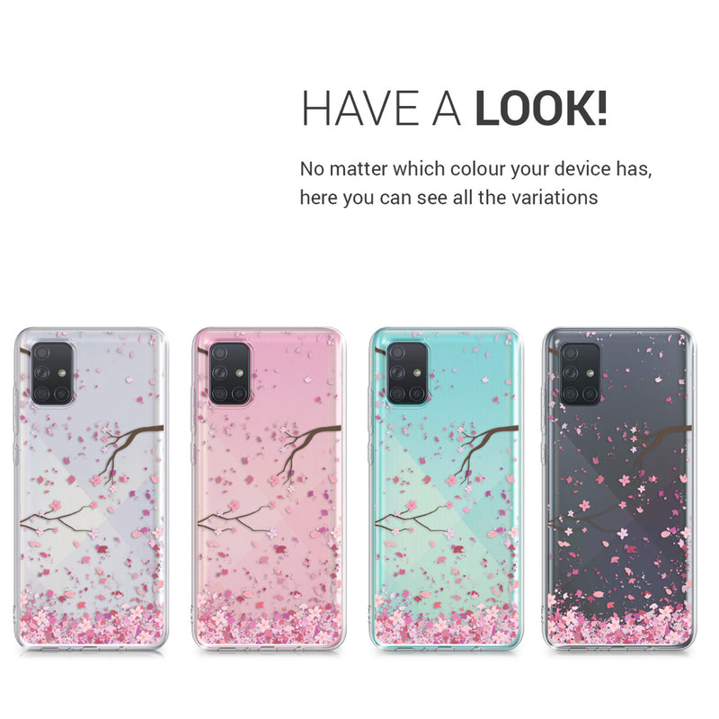 Samsung Galaxy A71 transparente Silikon Handyhülle