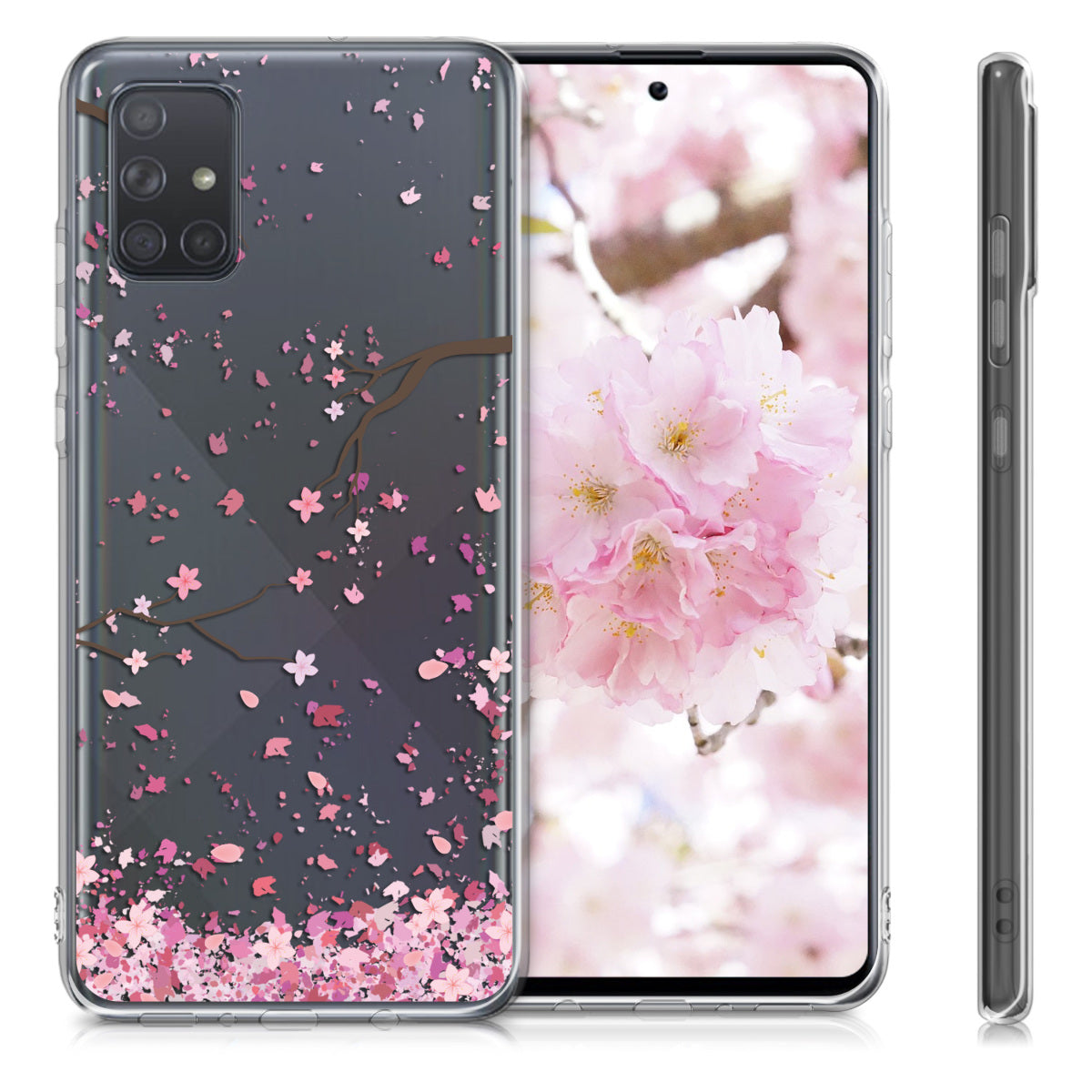 Samsung Galaxy A71 transparente Silikon Handyhülle