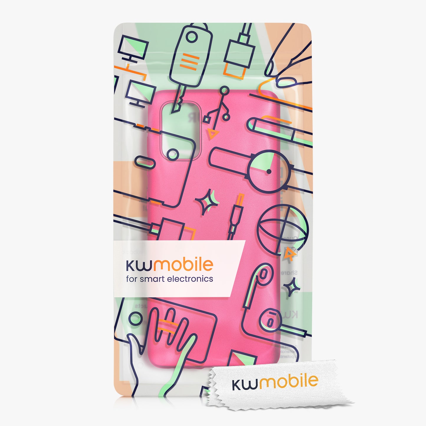 kwmobile Handyhülle für Samsung Galaxy A71 Hülle - Silikon Case metallisch schimmernd - Schutzhülle Cover
