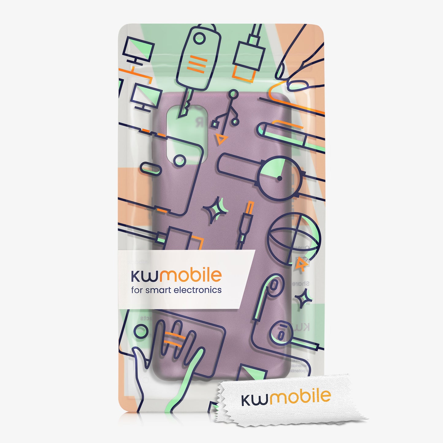 kwmobile Handyhülle für Samsung Galaxy A71 Hülle - Silikon Case metallisch schimmernd - Schutzhülle Cover
