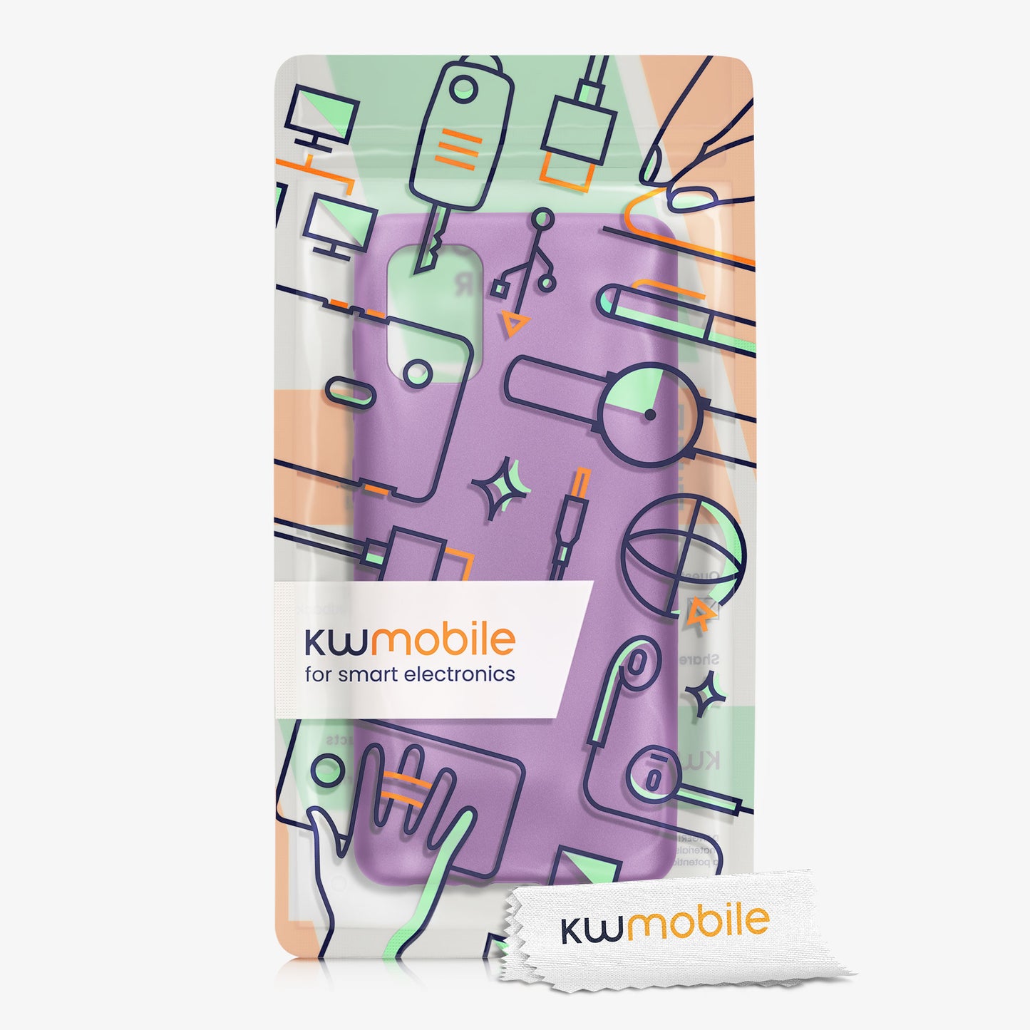 kwmobile Handyhülle für Samsung Galaxy A71 Hülle - Silikon Case metallisch schimmernd - Schutzhülle Cover
