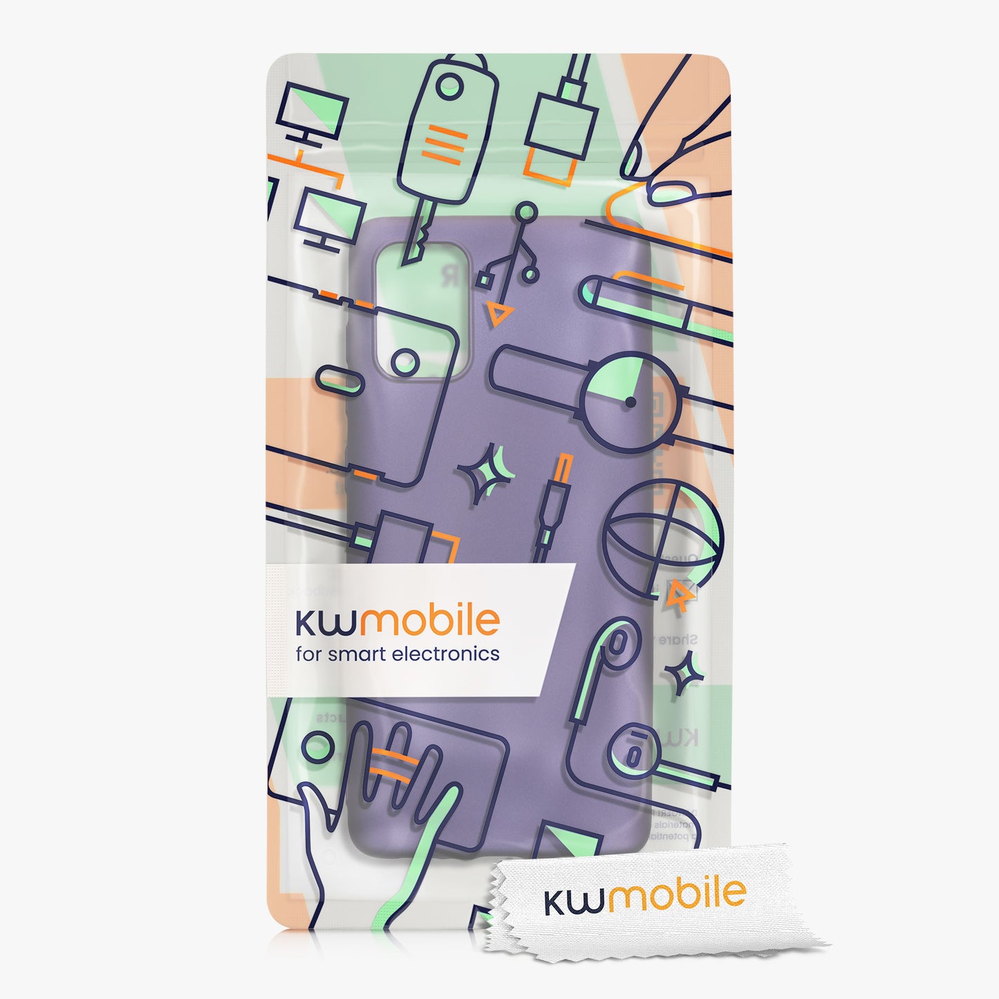 kwmobile Handyhülle für Samsung Galaxy A71 Hülle - Silikon Case metallisch schimmernd - Schutzhülle Cover