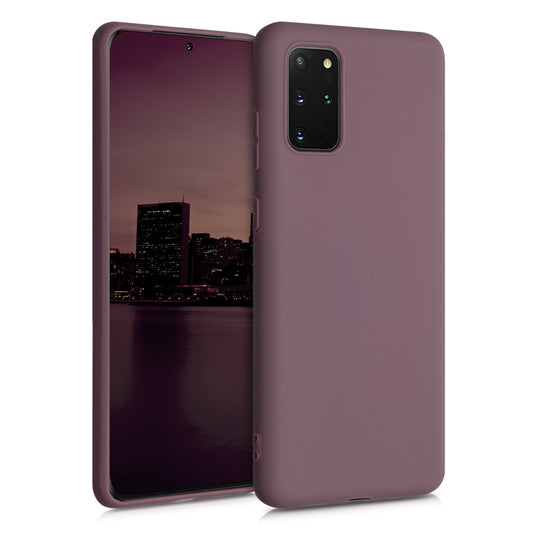 kwmobile Handyhülle für Samsung Galaxy S20 Plus Hülle - TPU Case - Kabelloses Laden - Schutzhülle Cover in Grape Grape  