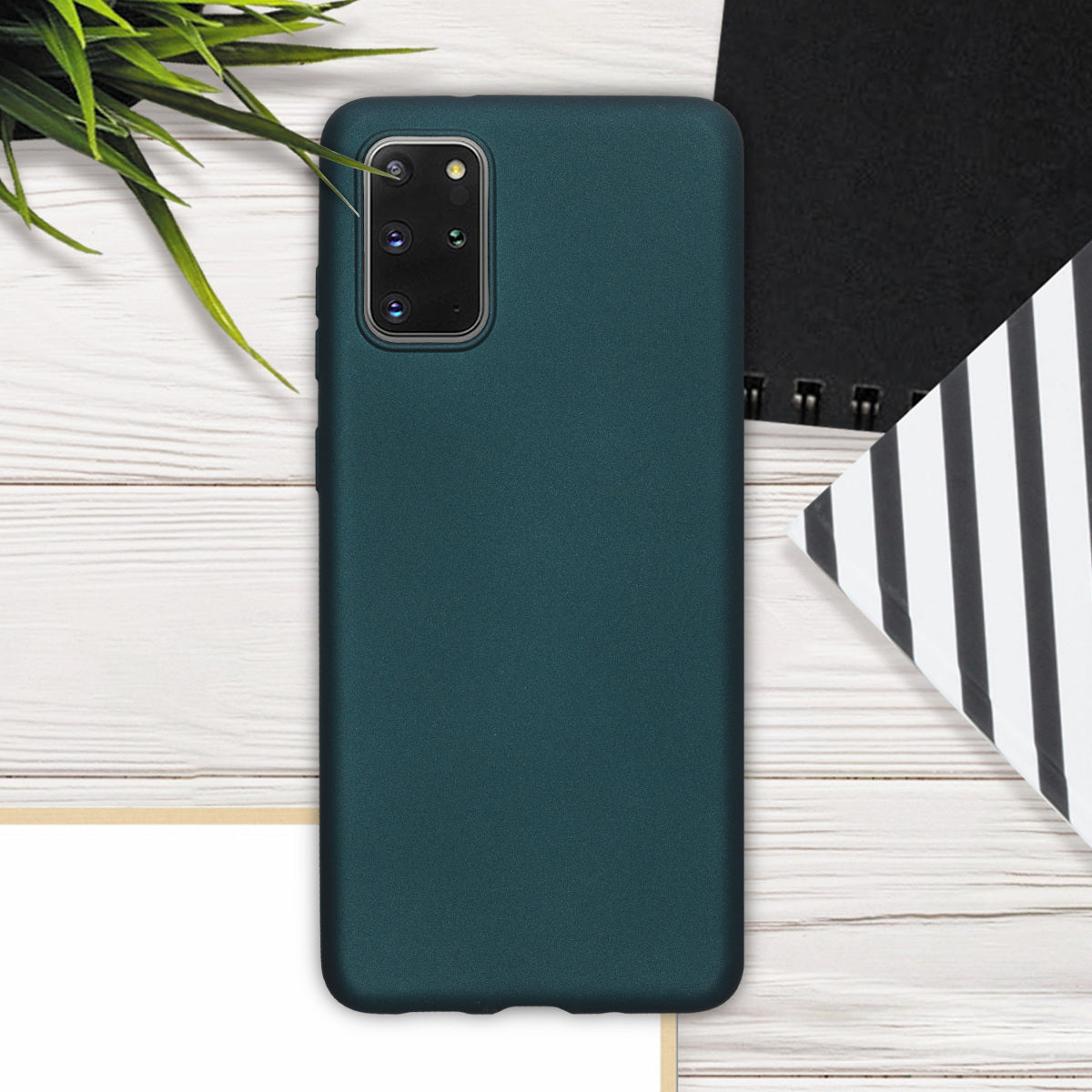kwmobile Handyhülle für Samsung Galaxy S20 Plus Hülle - Silikon Case metallisch schimmernd - Schutzhülle Cover