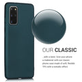 kwmobile Handyhülle für Samsung Galaxy S20 Plus Hülle - Silikon Case metallisch schimmernd - Schutzhülle Cover