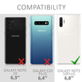 kwmobile Hülle kompatibel mit Samsung Galaxy Note 10 Plus Hülle - stoßfestes Handy Cover - TPU Handyhülle