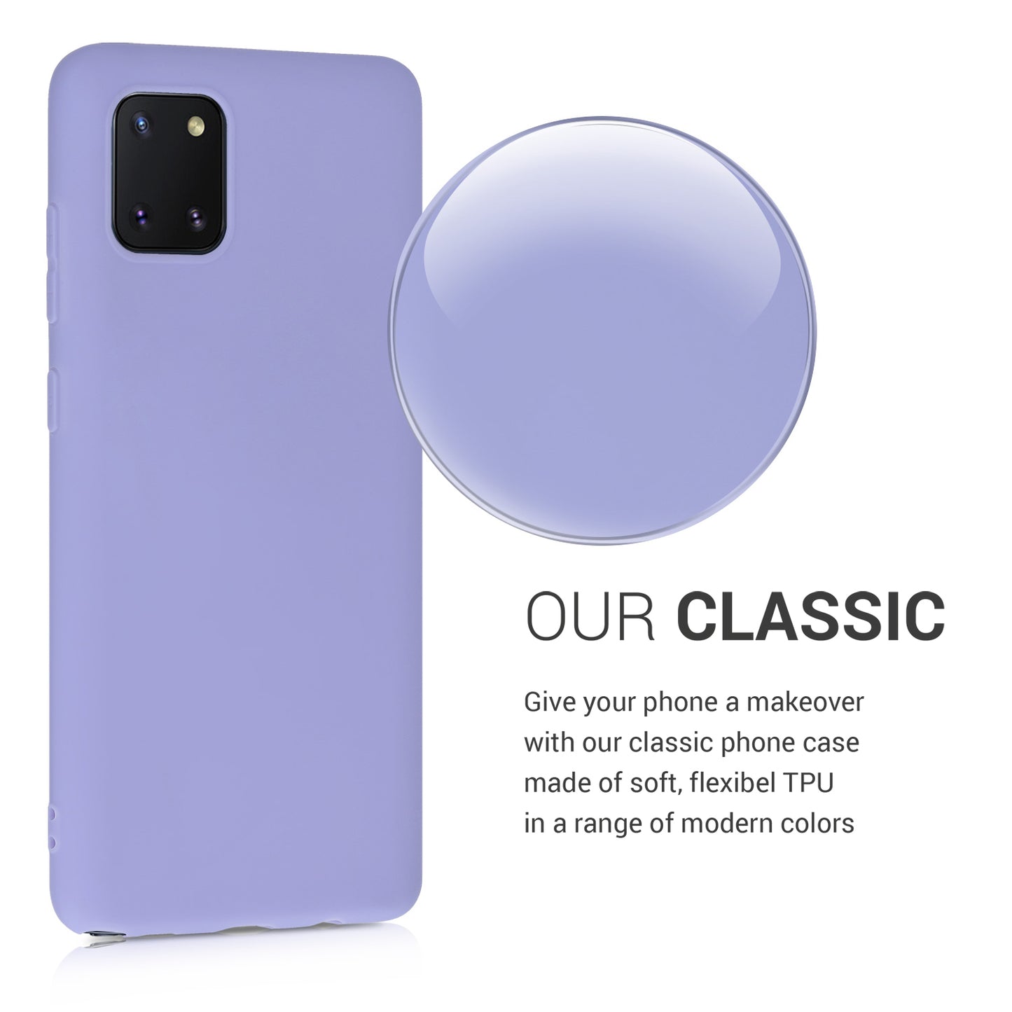 kwmobile Handyhülle für Samsung Galaxy Note 10 Lite Hülle - Schutzhülle Cover - Kabelloses Laden