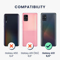 Samsung Galaxy A51 stoßfestes Hardcase mit TPU Bumper