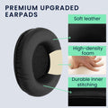 kwmobile Ohr Polster für Pioneer HDJ 2000/1000/1500 Ohrpolster Ersatz Ohrpolster Kopfhörer Ersatzteile Kopfhörer Ersatzpolster für Over Ear Headphones