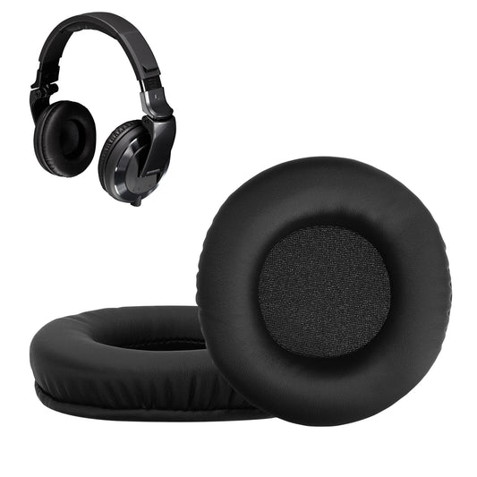 kwmobile 2x Ohr Polster für Pioneer HDJ 2000/1000/1500 Ohrpolster - Ersatz Ohrpolster - Kopfhörer Ersatzteile - Kopfhörer Ersatzpolster für Over Ear Headphones Schwarz  