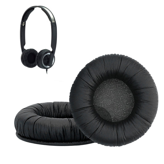 kwmobile 2x Ohr Polster für Sennheiser PX200 / PX100 Ohrpolster - Ersatz Ohrpolster - Kopfhörer Ersatzteile - Kopfhörer Ersatzpolster für Over Ear Headphones Schwarz  
