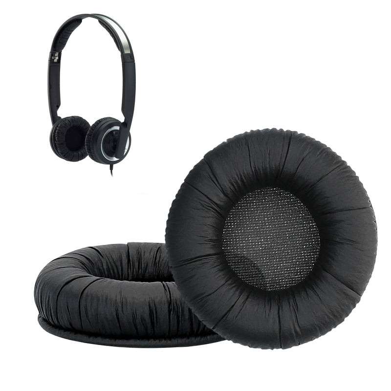 kwmobile 2x Ohr Polster für Sennheiser PX200 / PX100 Ohrpolster - Ersatz Ohrpolster - Kopfhörer Ersatzteile - Kopfhörer Ersatzpolster für Over Ear Headphones Schwarz  