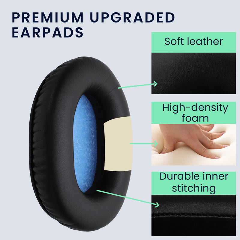 kwmobile Ohr Polster für Sennheiser HD8 / HD8 DJ / HD6 MIX Ohrpolster Ersatz Ohrpolster Kopfhörer Ersatzteile Kopfhörer Ersatzpolster für Over Ear Headphones