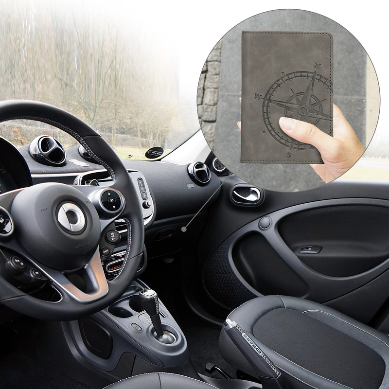 Fahrzeugschein Kunstleder Hülle mit Kartenfächern