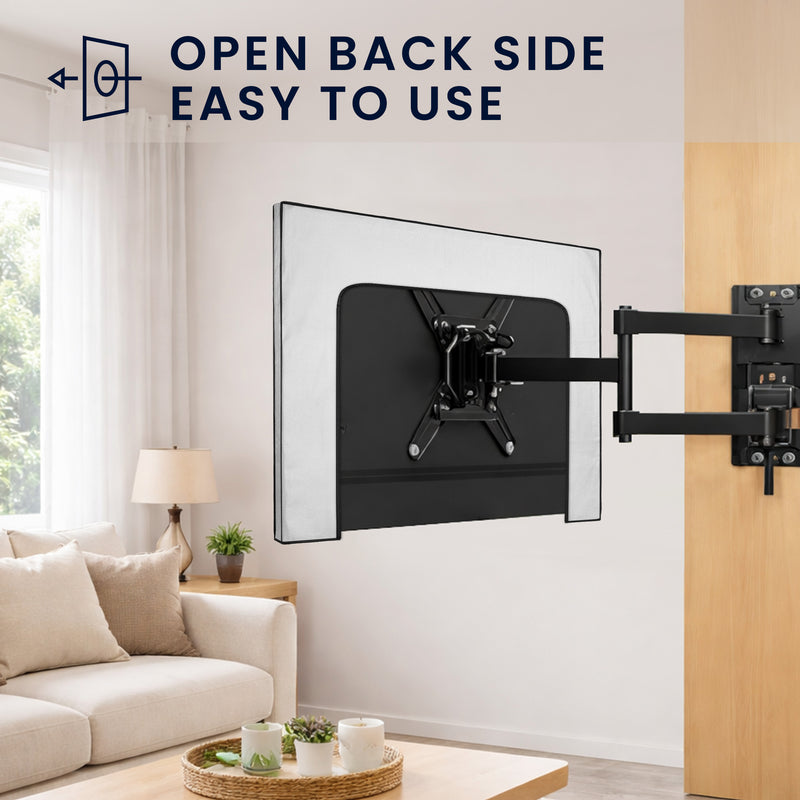 kwmobile 32’’ TV Abdeckung Indoor - Fernseher Hülle Bildschirmschutz Abdeckung - TV Bildschirm Staubschutzhülle