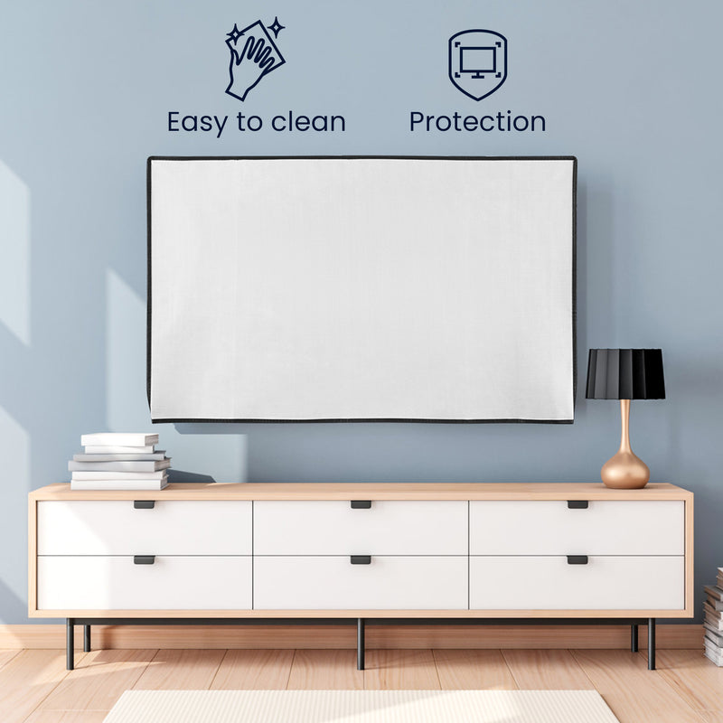 kwmobile 32’’ TV Abdeckung Indoor - Fernseher Hülle Bildschirmschutz Abdeckung - TV Bildschirm Staubschutzhülle