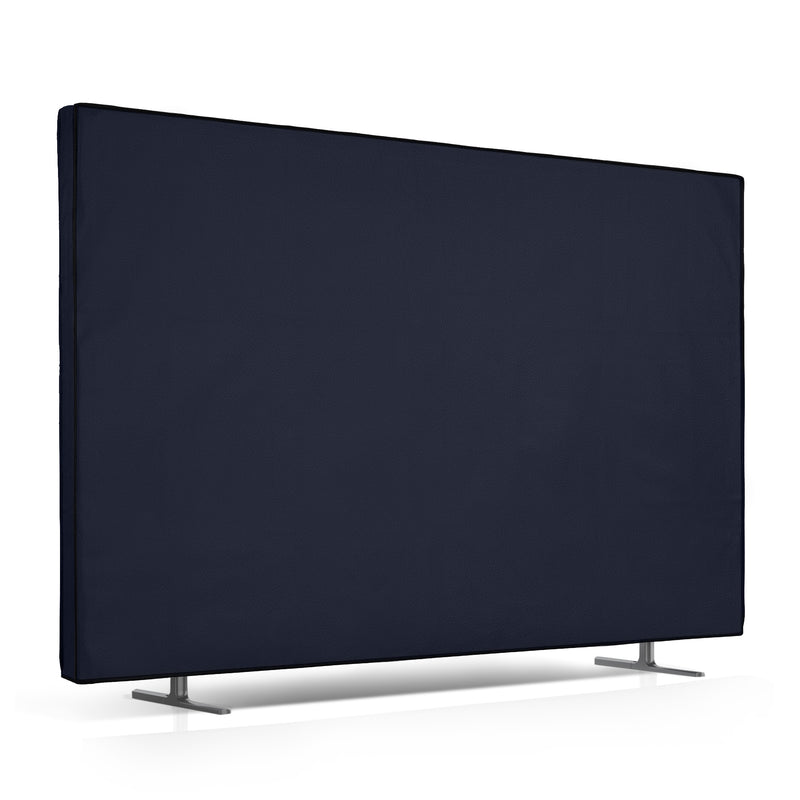 kwmobile 55" TV Abdeckung Indoor - Fernseher Hülle Bildschirmschutz Abdeckung - TV Bildschirm Staubschutzhülle - Fernsehabdeckung - Dunkelblau Dunkelblau  