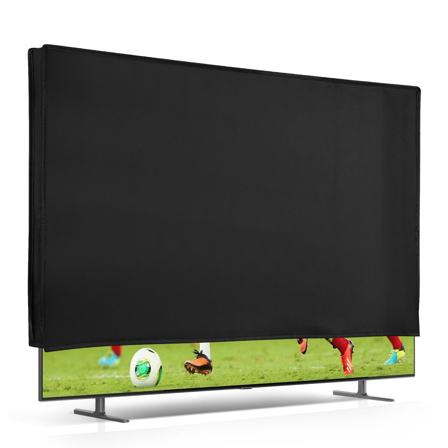 kwmobile 65" TV Abdeckung Indoor - Fernseher Hülle Bildschirmschutz Abdeckung - TV Bildschirm Staubschutzhülle - Fernsehabdeckung