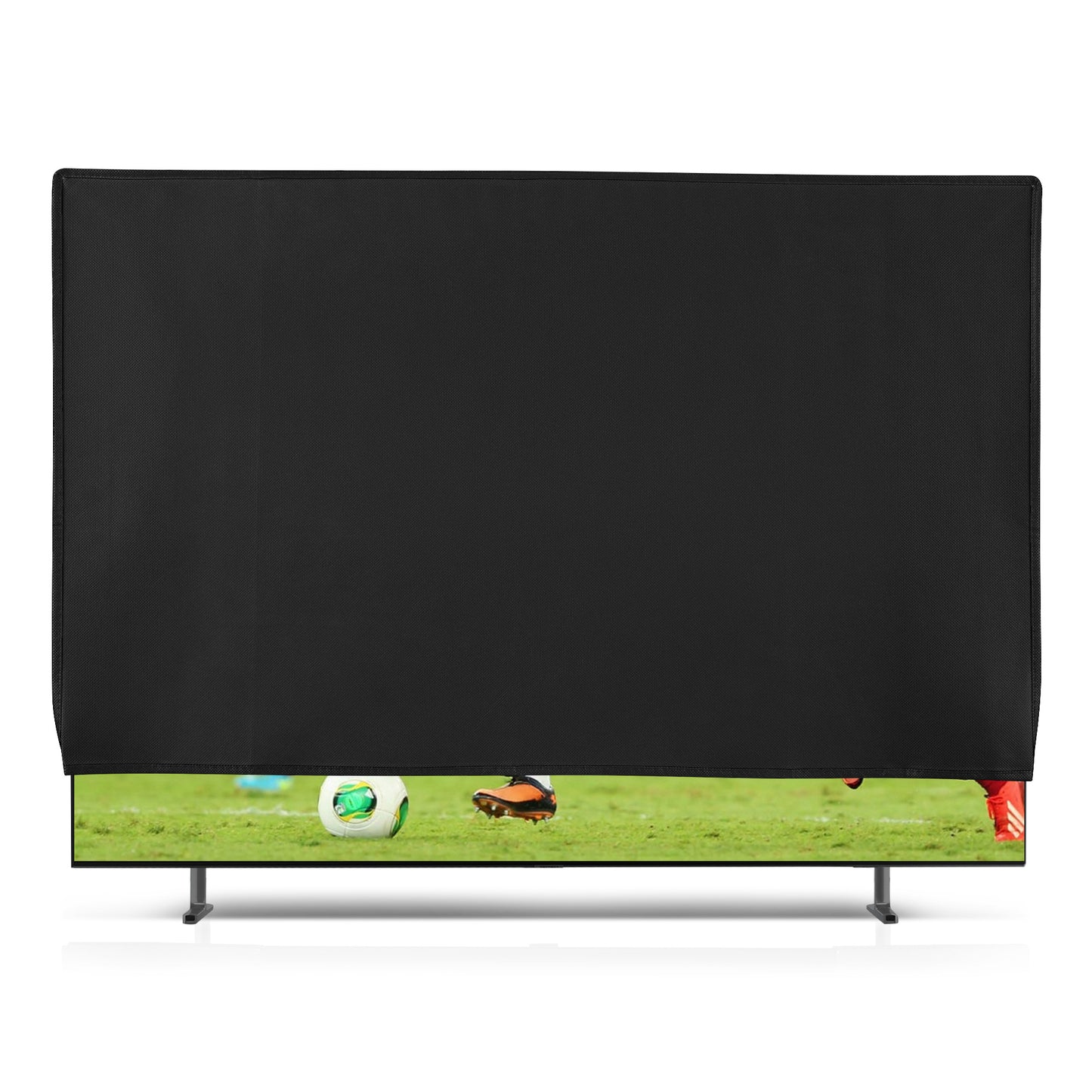 kwmobile 65" TV Abdeckung Indoor - Fernseher Hülle Bildschirmschutz Abdeckung - TV Bildschirm Staubschutzhülle - Fernsehabdeckung